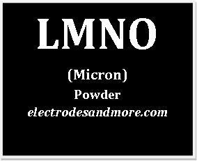 Lithium Manganse Nickel Oxide cathode - Spinel