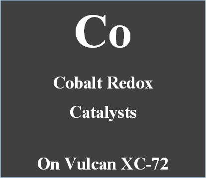 Cobalt Redox Catalysts on Vulcan XC72 carbon for Metal Air batteries