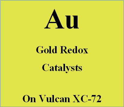 Gold Redox Catalysts on Vulcan XC72 carbon