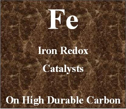 Iron Redox Catalysts on high durable carbon for Metal Air batteries