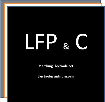 Matched Electrode set LPF cathode and C anode Double sided