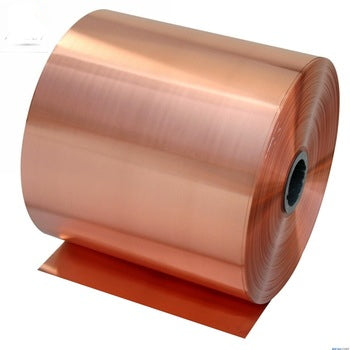Copper foil for battery anode 130 mm width 9 micron - 16.8 kgs