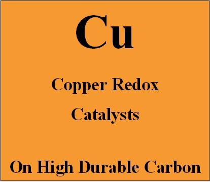 Copper Redox Catalysts on high durable carbon for Metal Air batteries