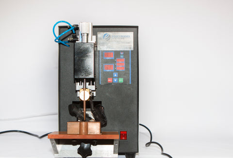 Cylindrical cell Spot welding machine for anode and cathode