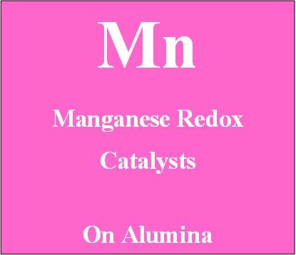 Manganese redox catalyst on alumina
