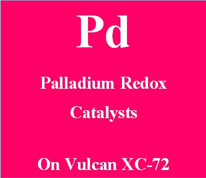 Palladium redox catalyst on Vulcan XC72 for batteries and electrochemical sensors