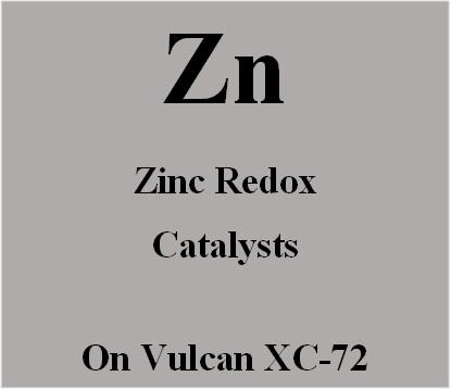 Zinc Redox Catalysts on Vulcan XC72 carbon for Metal Air batteries
