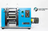 Compact horizontal rolling press calendaring machine